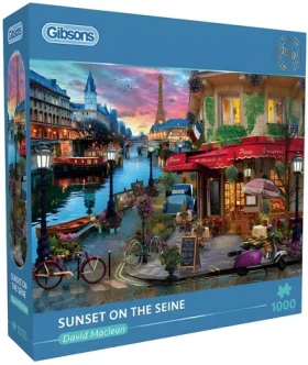 GIBSONS Puzzle Západ slunce nad Seinou