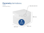 Termoboxy CZ & SK Polystyrenový termobox 3,7L/3kg