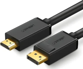Ugreen 10203 DisplayPort - HDMI 3m černá / Kabel / 4K (3840×2160) (10203)