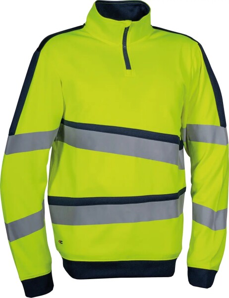 Reflexní pracovní mikina COFRA LIXUS Barva: Žlutá, Velikost: 2XL (V659-0-03_Z_6)
