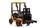 Mamido Dětský elektrický vysokozdvižný vozík JCB žlutý