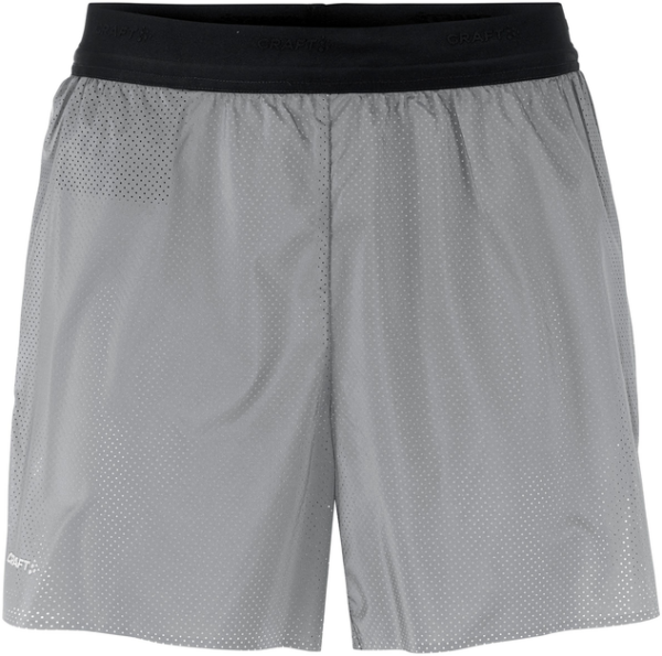 Běžecké šortky CRAFT Reflective - šedé Velikost textilu: XL, Hmotnost: 0,15