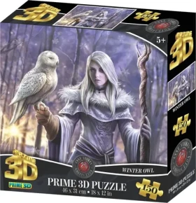 PRIME 3D Puzzle Zimní sova