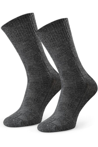 Dámské vlněné ponožky 093 grafitová melanž 38-40