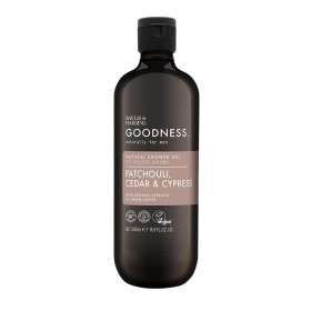 Baylis & Harding Přírodní sprchový gel pro muže Goodness Patchouli/Cedar/Cypress 500 ml, hnědá barva, plast