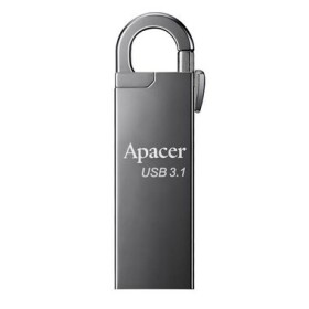 Apacer AH15A 128GB stříbrná / USB flash disk / USB 3.0 (3.1 Gen 1) / s karabinkou (AP128GAH15AA-1)