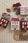 Ib Laursen Plechová dóza House Bakery, červená barva, kov
