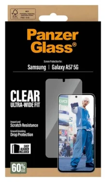 PanzerGlass UWF čirá / Tvrzené sklo / Samsung Galaxy A57 5G / s aplikátorem (PG32082)
