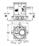 GROHE - Vestavbová souprava DN 15 29086000