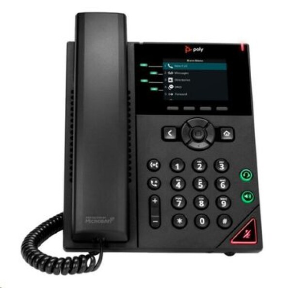 Poly Edge B20 černá / IP Telefon / 4 linky / 2.8" displej / 2x RJ-45 / PoE (89B62AA#AC3)