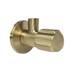 REA - Rohový ventil 02 1/2" x 3/8" Brush Gold REA-12006