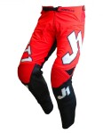 Moto kalhoty Just1 J-Flex Adrenaline červeno/bílé - 38