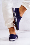 Dámské Tenisky Slip-on Big Star HH274011 Námořnická modrá 37