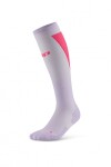 CEP dámské běžecké kompresní podkolenky ULTRALIGHT 4.0 - lilac/pink Velikost: III (32-38 cm obvod lýtka)