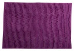 MSV CHENILLE koupelnová předložka 40 x 60 cm fialová / mikrovlákno / protiskluzová