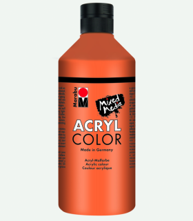 Akrylová barva Marabu Acryl Color 500 ml - oranžová 013