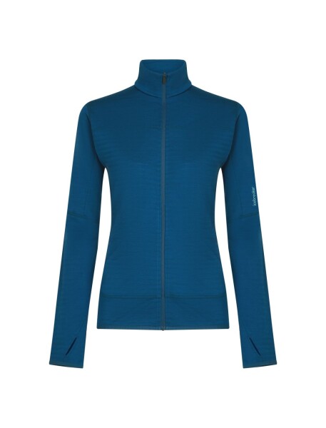 ICEBREAKER Wmns 300 RealFleece Descender LS Zip, Atlantis (vzorek) velikost: S