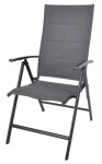 Rojaplast ZWC-235 zahradní polohovací křeslo hliníkové - šedá