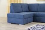 Nábytek VACULÍK Rohová sedačka PETRA - rozkládací + úložný prostor VARIANTA PROVEDENÍ: (š): 250 cm - opěry STANDART (48 cm)