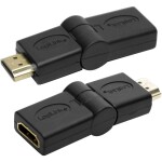 Digitus DisplayPort adapter cable, DP - HDMI type A M/F, 0.15m,w/interlock, DP 1.1a compatible, CE, bl