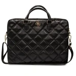 Guess PU Quilted 4G Metal Logo Computer Bag 15/16" černá (57983117870)