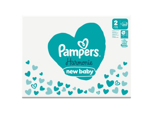Pampers Harmonie, vel. 2, 204 ks