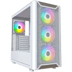 Montech XR Wood bílá / ATX / 2x USBA / 1x USB-C / 4x 120mm / bez zdroje / průhledná bočnice (XR WOOD (W))