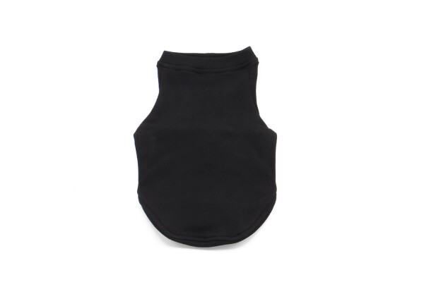 Kubo černá bavlněná mikina pro psa Barva: Černá, Délka zad (cm): 30, Obvod hrudníku: 40 - 44 cm