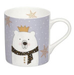 Hrnek Scarfed Animals - Polar Bear 385 ml