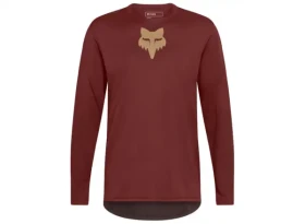 Fox Ranger Fox Head pánský dres dlouhý rukáv Rust Brown vel. XL