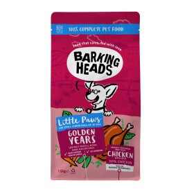 Barking Heads Little Paws Golden Years Chicken Hmotnost balení: 1,5 Kg