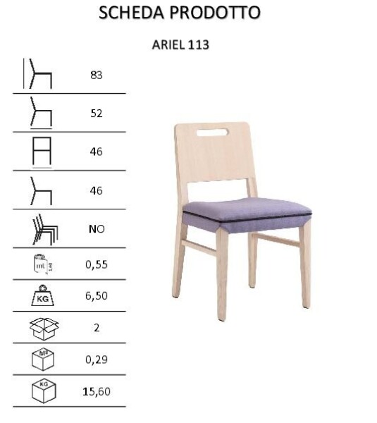 NábytekProNás Designová židle Ariel 113 - čalounění VARIANTA PROVEDENÍ: BUK