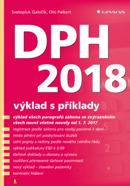 DPH 2018 - Svatopluk Galočík, Oto Paikert - e-kniha