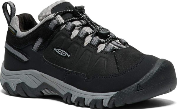 Dětské celoroční boty Keen TARGHEE IV LOW WP YOUTH black/steel grey Velikost: 39