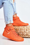 Women's High Sneakers Big Star Orange Velikost: