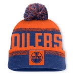 Fanatics Pánská zimní čepice Edmonton Oilers NHL Thrive Cuffed Pom Beanie