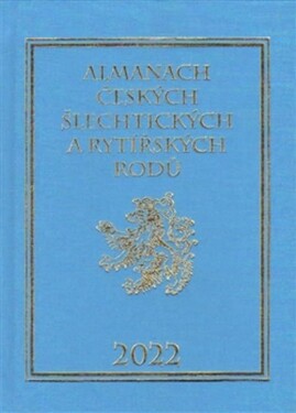 Almanach českých šlechtických rytířských rodů 2022 Karel Vavřínek