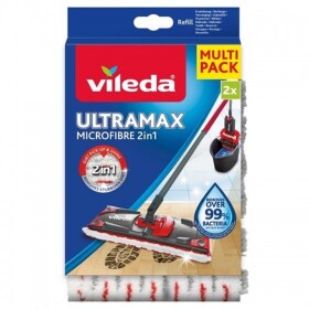 Mop ULTRAMAX VILEDA náhradní na mokré čištění 2 ks
