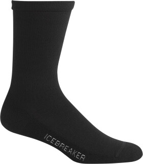 Dámské merino ponožky ICEBREAKER Wmns Lifestyle Light Crew, Black velikost: 35-37 (S)