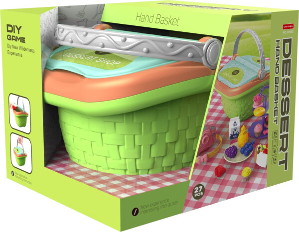 Hrací set – Piknikový košík s dezerty