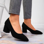 Sergio Leone W SK358A černé lodičky na podpatku 40