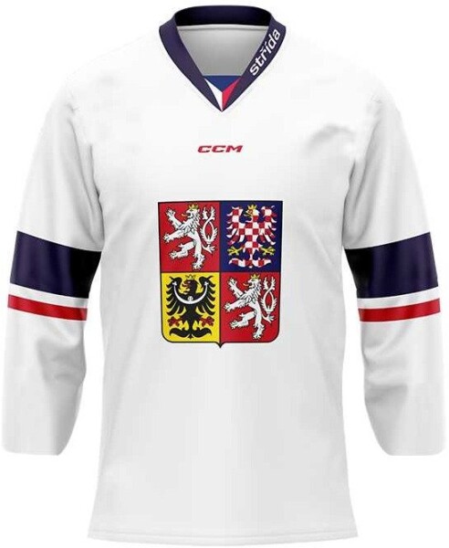 Nový dres české hokejové reprezentace Ondřej Palát #18 2023/2024 CCM Fandres replica bílý Velikost: