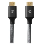 Nedis PROFIGOLD 3 m antracitová / Kabel HDMI / Ultra High Speed / 8K 60Hz / 48 Gbps / zlacené konektory (CVTB35000GY30)