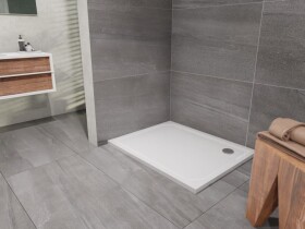 Lansanit Sprchová vanička EX 900x1000 mm, bez nožiček LANEX90X100