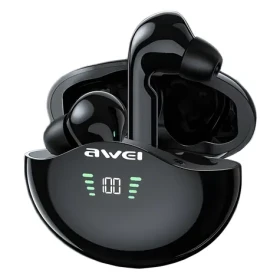 Awei T12P černá / Bezdrátová sluchátka / TWS / Bluetooth 5.3 / dobíjecí pouzdro (T12P)