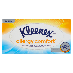 Kleenex Allergy Comfort ubrousky na obličej 3-vrstvé 56 ks