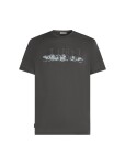 Pánské merino triko s krátkým rukávem ICEBREAKER Mens 150 Tech Lite SS Tee Massif, Obsidian velikost: XXL