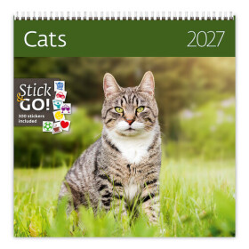 Kalendář nástěnný 2027 - Cats