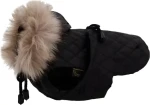 Grande Finale Obleček pro psa černý prošívaný / Obleček pro psa / velikost 5 / 33 cm (VAT009413)