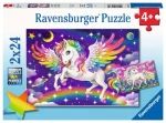 RAVENSBURGER Jednorožec a Pegas 2x24 dílků
